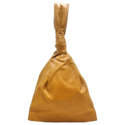 Pre-owned Bottega Veneta Twist Leather Handbag In Brown
