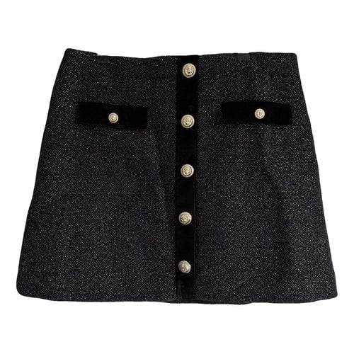 Pre-owned Rebecca Vallance Mini Skirt In Black