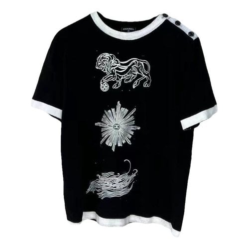Pre-owned Chanel T-shirt In Black