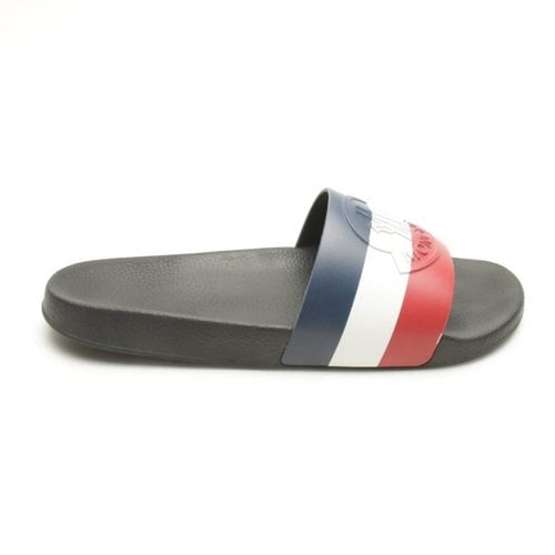 Pre-owned Moncler Cloth Sandals In Multicolour