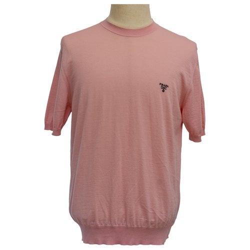 Pre-owned Prada Wool Shirt In Pink