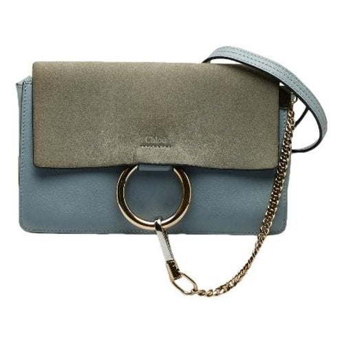 Pre-owned Chloé Leather Crossbody Bag In Blue