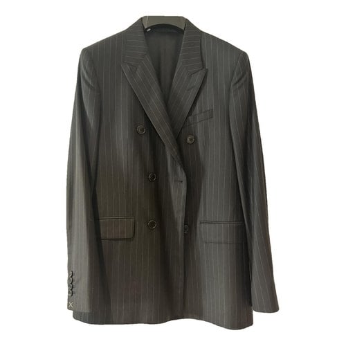 Pre-owned Celine Cashmere Suit In Anthracite