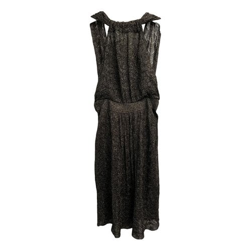 Pre-owned M Missoni Mid-length Dress In Gold