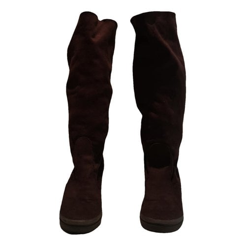 Pre-owned Fornarina Boots In Brown