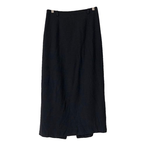 Pre-owned Angel Schlesser Mid-length Skirt In Black