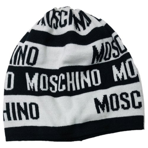Pre-owned Moschino Wool Hat In Black