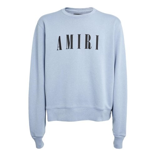 Pre-owned Amiri Sweatshirt In Blue