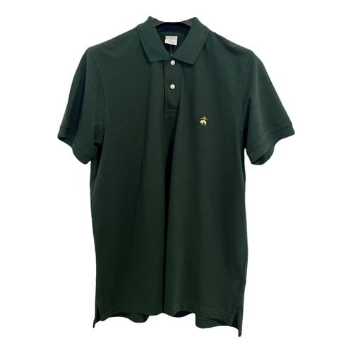 Pre-owned Brooks Brothers Polo Shirt In Green