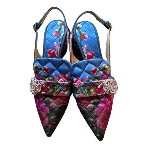 Pre-owned Anya Hindmarch Cloth Sandals In Multicolour