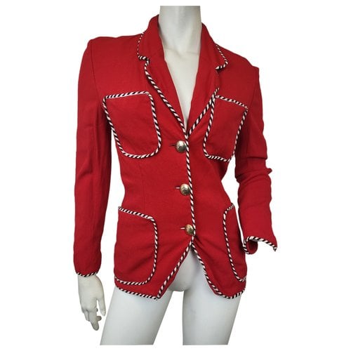 Pre-owned Moschino Cheap And Chic Blazer In Red