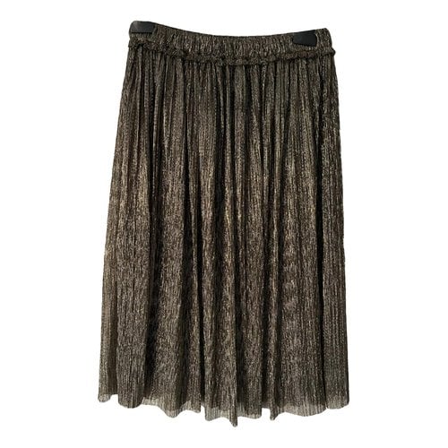 Pre-owned Isabel Marant Étoile Mid-length Skirt In Gold