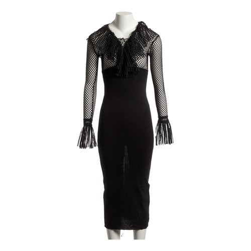 Pre-owned Jean Paul Gaultier Maxi Dress In Black