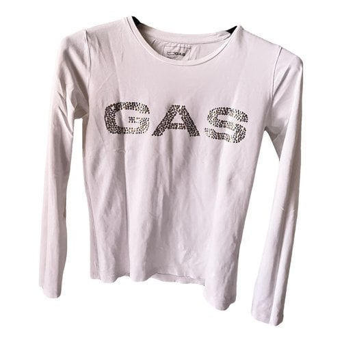 Pre-owned Gas T-shirt In White