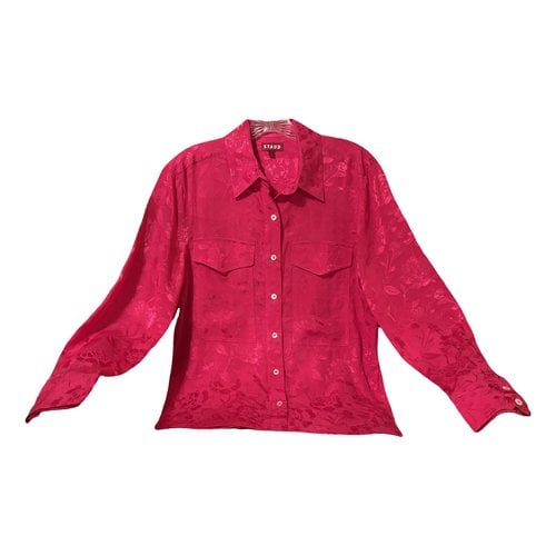 Pre-owned Staud Blouse In Pink