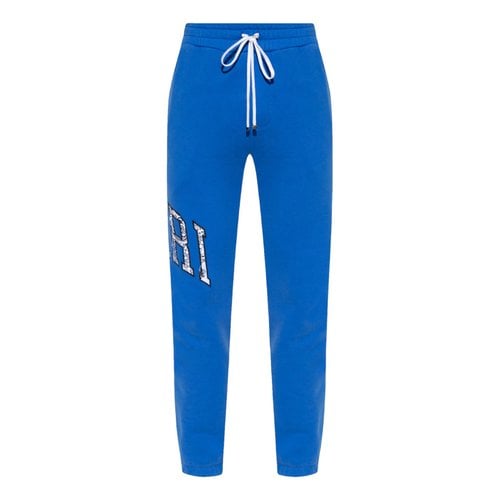 Pre-owned Amiri Trousers In Blue