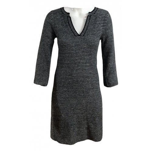 Pre-owned Claudie Pierlot Wool Dress In Grey