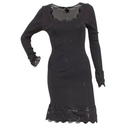 Pre-owned Rosemunde Silk Mid-length Dress In Black