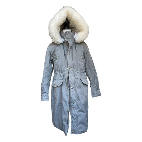 Pre-owned Maje Fall Winter 2019 Parka In Grey