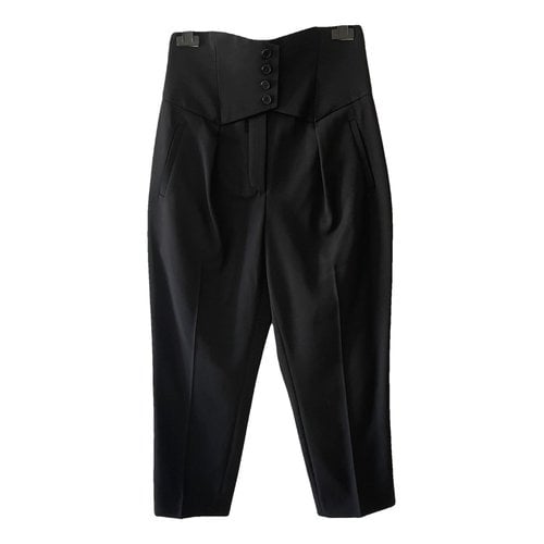 Pre-owned Saint Laurent Wool Short Pants In Black