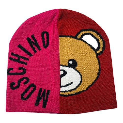 Pre-owned Moschino Wool Hat In Red