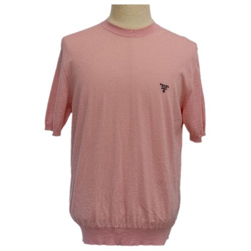 Pre-owned Prada Wool Sweatshirt In Pink