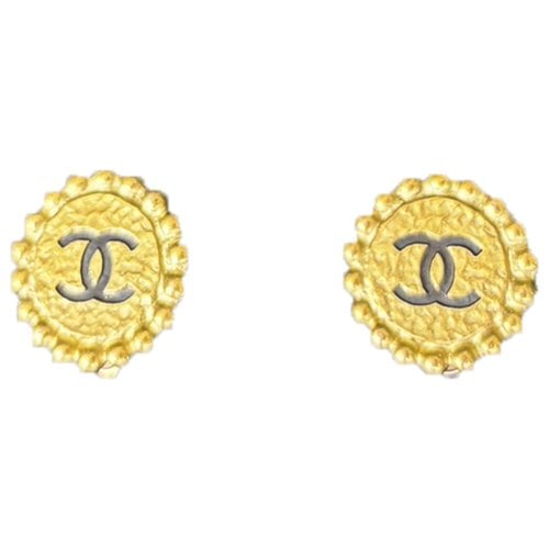 Pre-owned Chanel Earrings In Gold
