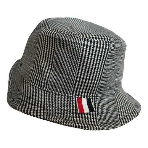 Pre-owned Thom Browne Wool Hat In Grey