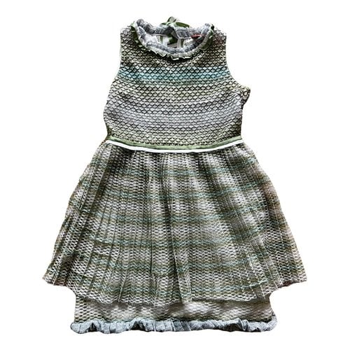 Pre-owned Missoni Mid-length Dress In Green