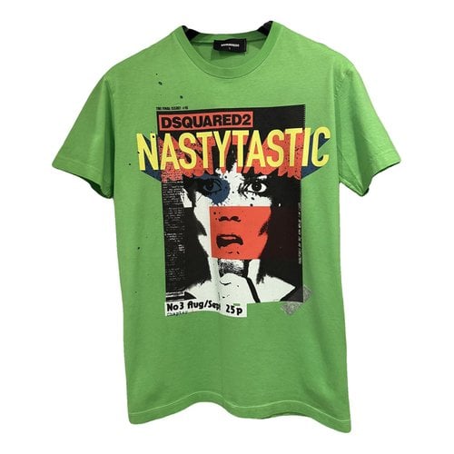 Pre-owned Dsquared2 T-shirt In Green