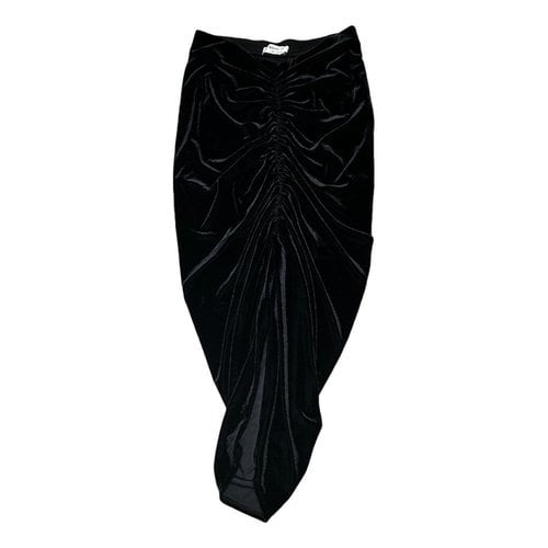 Pre-owned Bailey44 Velvet Mid-length Skirt In Black