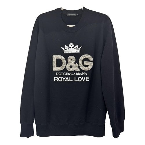 Pre-owned D&g Sweatshirt In Black