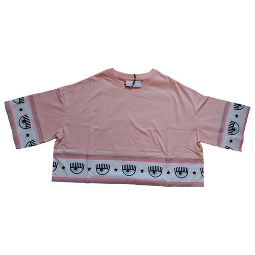 Pre-owned Chiara Ferragni T-shirt In Pink