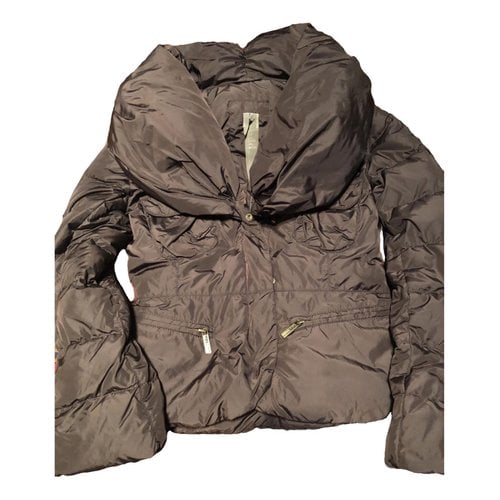 Pre-owned Add Puffer In Brown