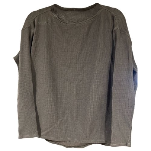 Pre-owned Lululemon T-shirt In Grey