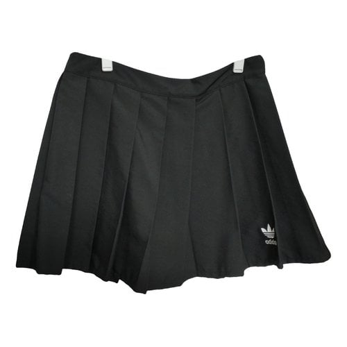 Pre-owned Adidas Originals Mini Skirt In Black