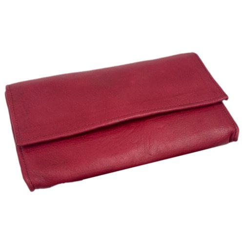 Pre-owned Mjus Leather Wallet In Red