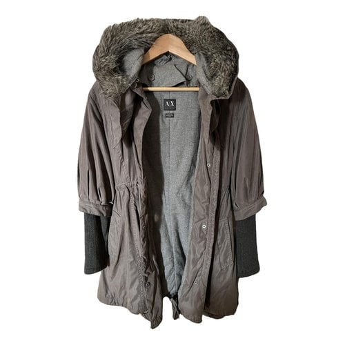 Pre-owned Armani Exchange Parka In Grey