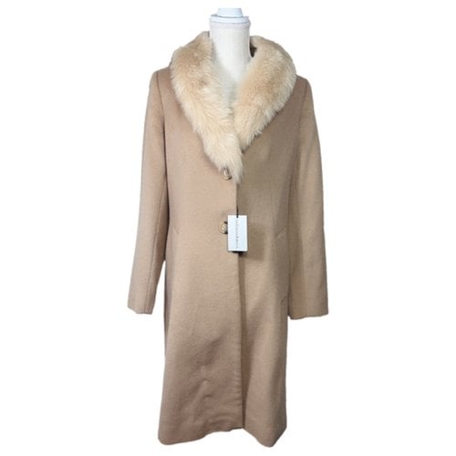 Pre-owned Sofia Cashmere Wool Coat In Brown
