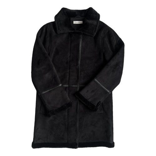 Pre-owned Balmain Coat In Black
