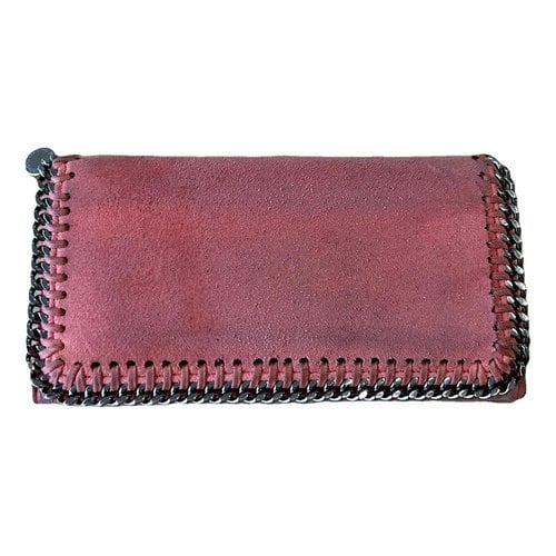 Pre-owned Stella Mccartney Vegan Leather Wallet In Pink