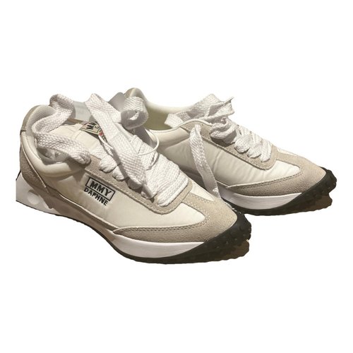 Pre-owned Miharayasuhiro Cloth Trainers In White