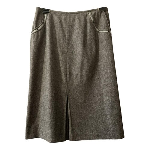 Pre-owned Les Copains Skirt In Brown