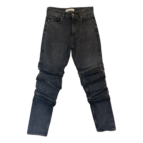 Pre-owned Y/project Straight Jeans In Grey