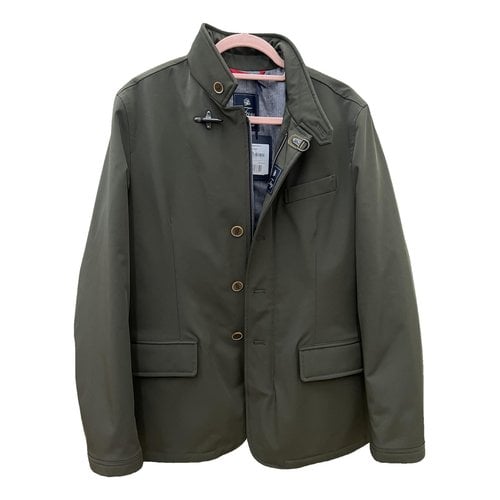 Pre-owned Fay Parka In Khaki