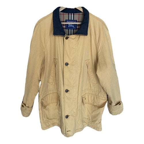 Pre-owned Burberry Jacket In Yellow