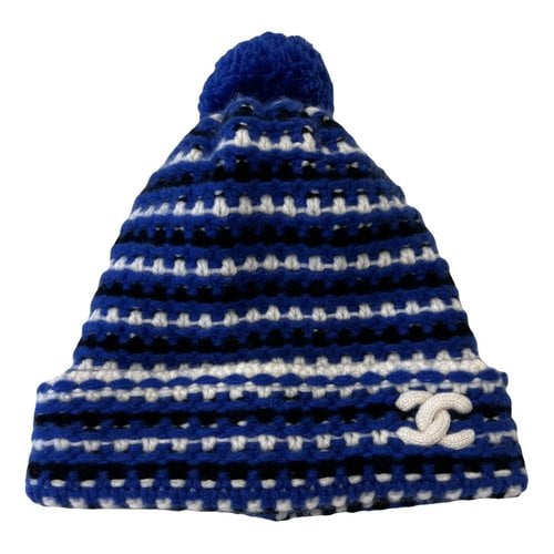 Pre-owned Chanel Cashmere Beanie In Blue