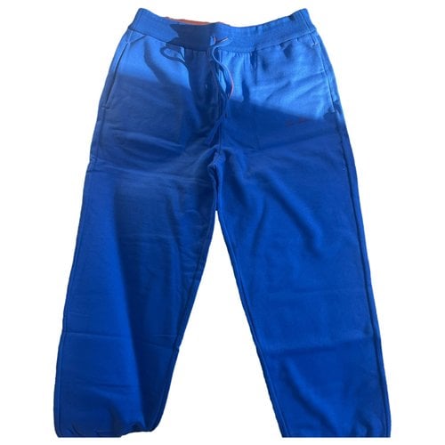 Pre-owned Loro Piana Trousers In Blue