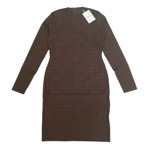 Pre-owned Givenchy Mid-length Dress In Brown