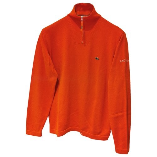 Pre-owned Lacoste Pull In Orange
